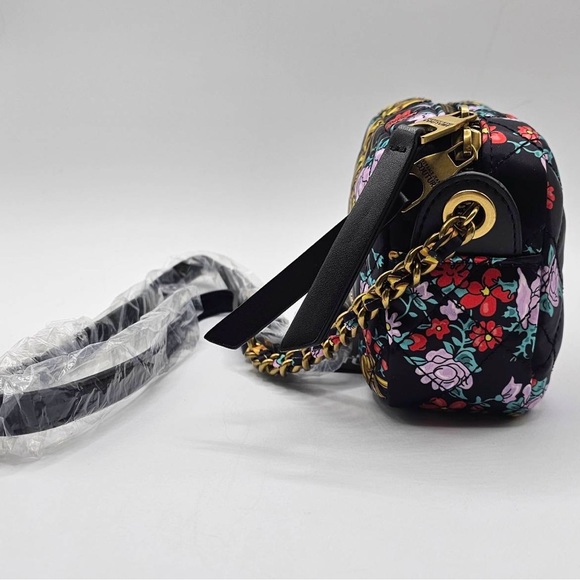 Versace Jeans Couture Floral Pattern Quilted Crossbody - Picture 7 of 14